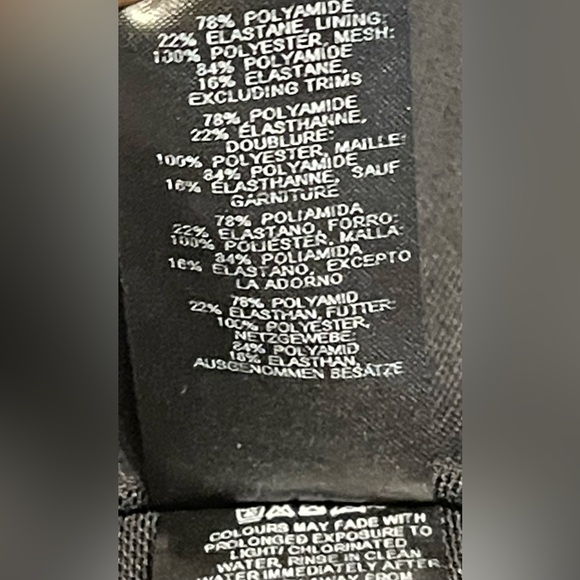 ASOS DESIGN ONE PIECE SOLID COLOR SWIMSUIT V-NECK WOMEN LACE UP BLACK SIZE 8E/F - Picture 8 of 11